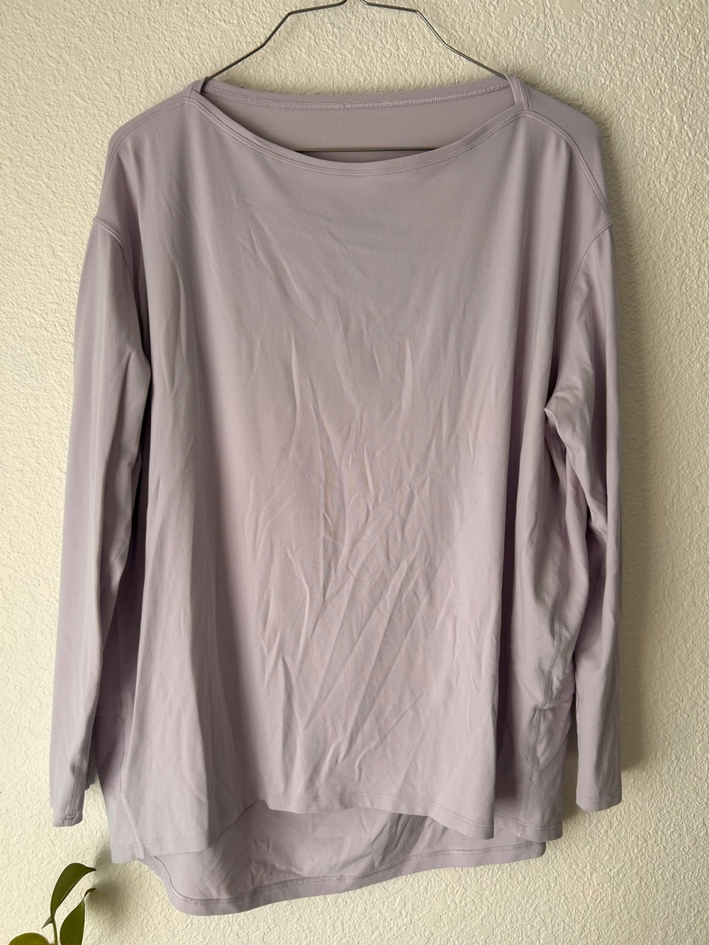 lululemon athletica Light Lavender Long-Sleeve Women's Tee